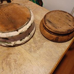 Antique Exterior Oak Column Bases