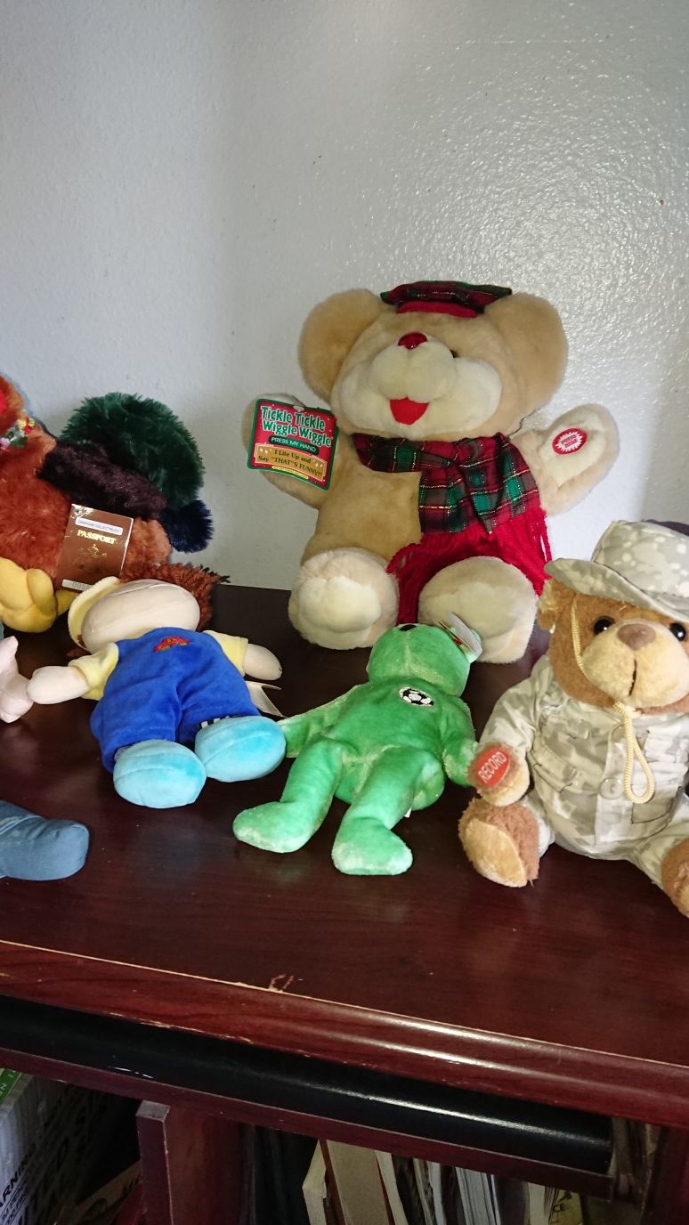 Plush toy stuffed animals new $10 each