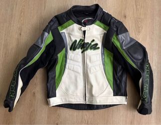 Kawasaki Ninja Leather Motorcycle Jacket