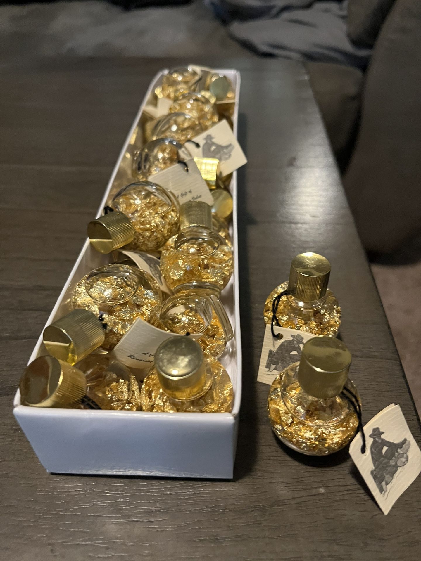 Gold Flake Center Pieces…