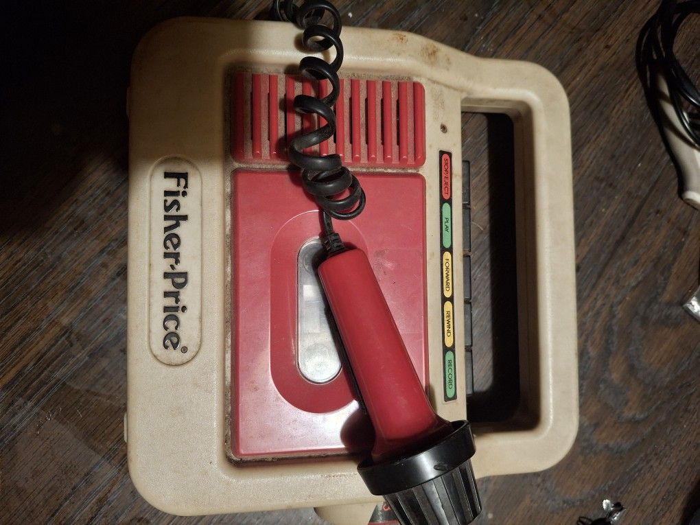 Vintage 1987 Fisher price With Cassette Tapes