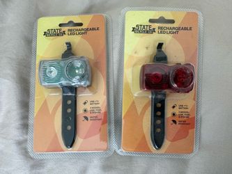 State bike co. Rechargeable LED lights