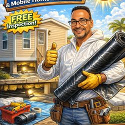 Crawlspace moisture Barrier