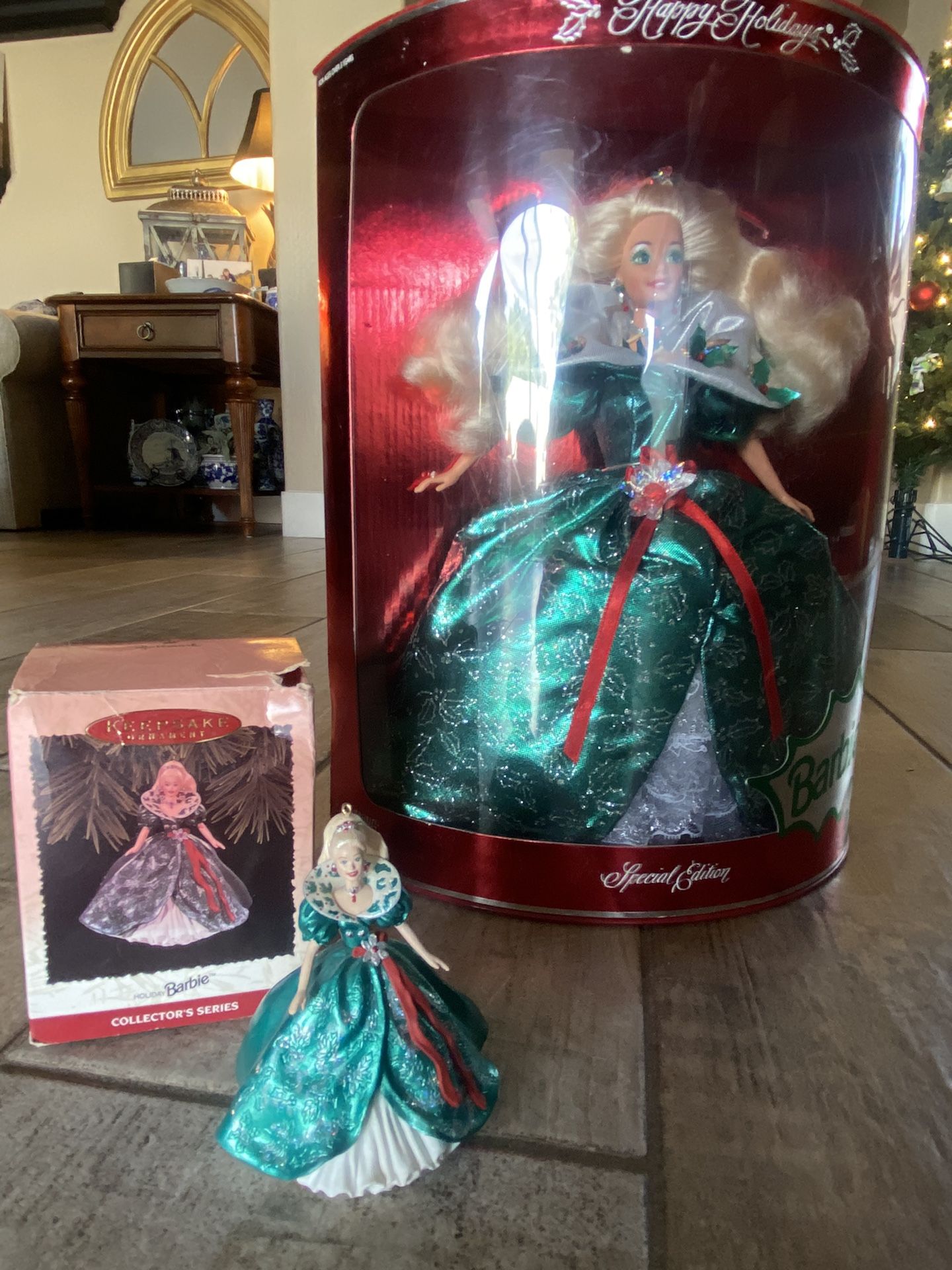 Christmas Barbie Doll and/or Ornament