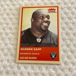 04 Fleer Warren Sapp #67