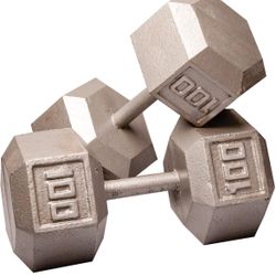 100 Lb Dumb Bells (set Of 2)