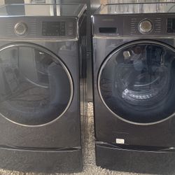 Samsung Washer And Dryer 29in Stainless Steel Working Perfectly Fine 