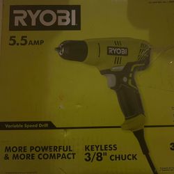  Ryobi Variable Speed Drill 