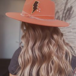 Pink Fedora/cowgirl Hat 