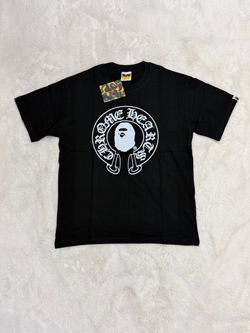 Bape X Chrome Heart Black Tee