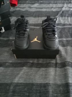 Air Jordan All-Black Sneakers with Box