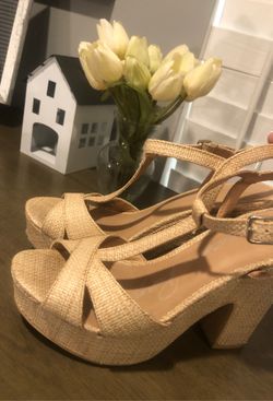 Heel wedge sandals 👡