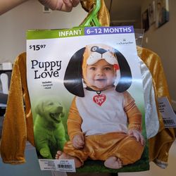 New Halloween Costume Puppy Baby 6-12m 