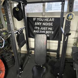 Titan X3 Series Flat Foot Power Rack 