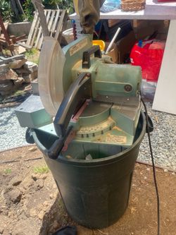 10” Hitachi single bevel miter saw