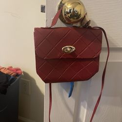 Burgundy Purse