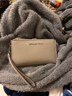 Michael Kors gray wallet