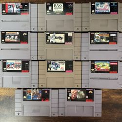 Super Nintendo SNES Game $5 each 