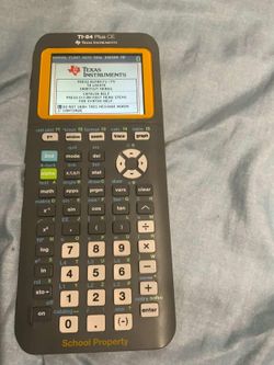 TI-84 Plus CE graphing calculat