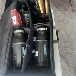Monolight, a professional-grade studio strobe flash.  This