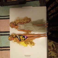 2 1966 Barbie Dolls