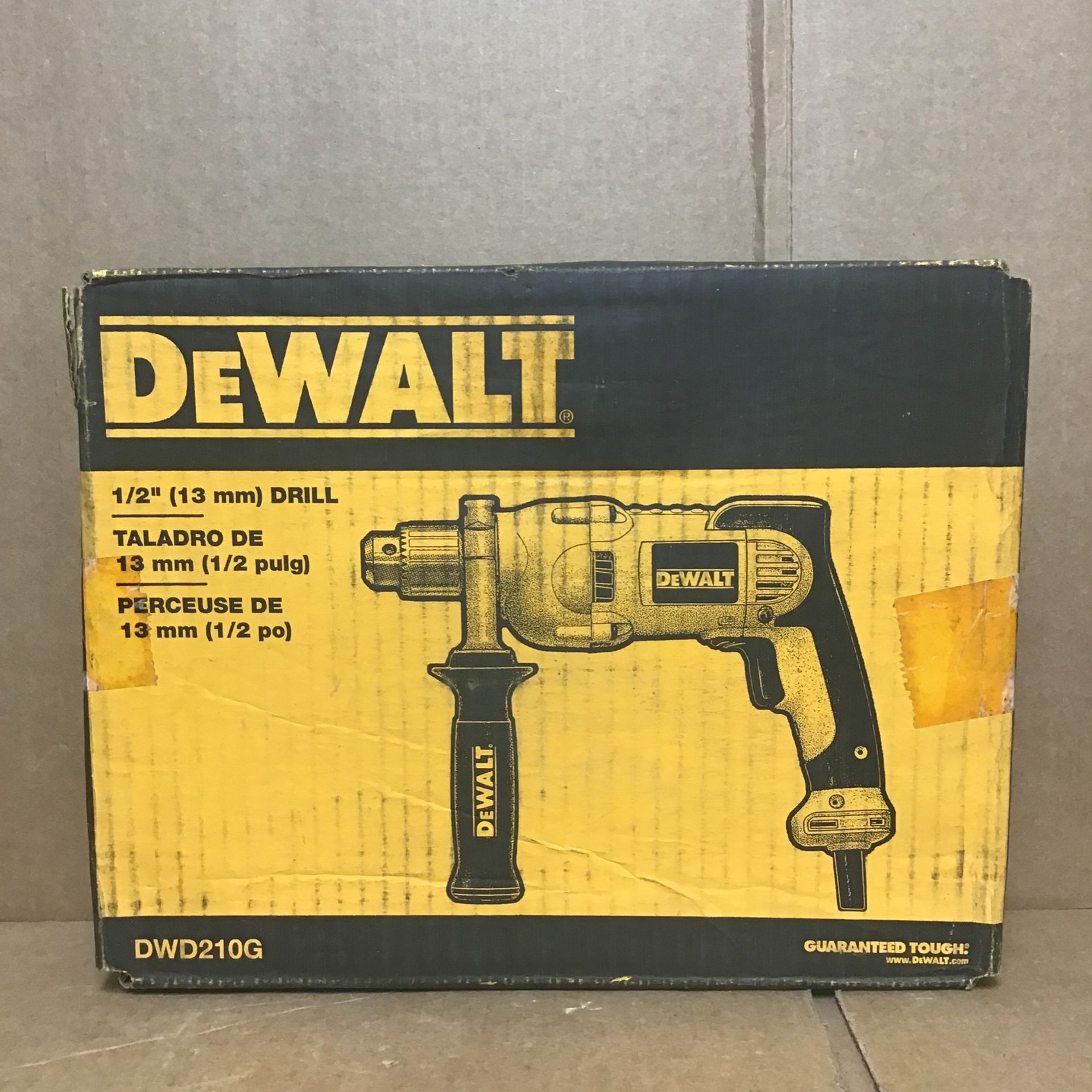 Dewalt DWD210G Drill/Driver 1/2” Corded Drill