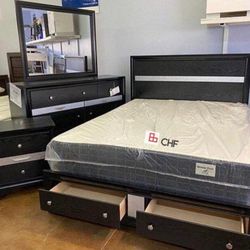 4 Pc Queen bedroom set || Limited time offer 