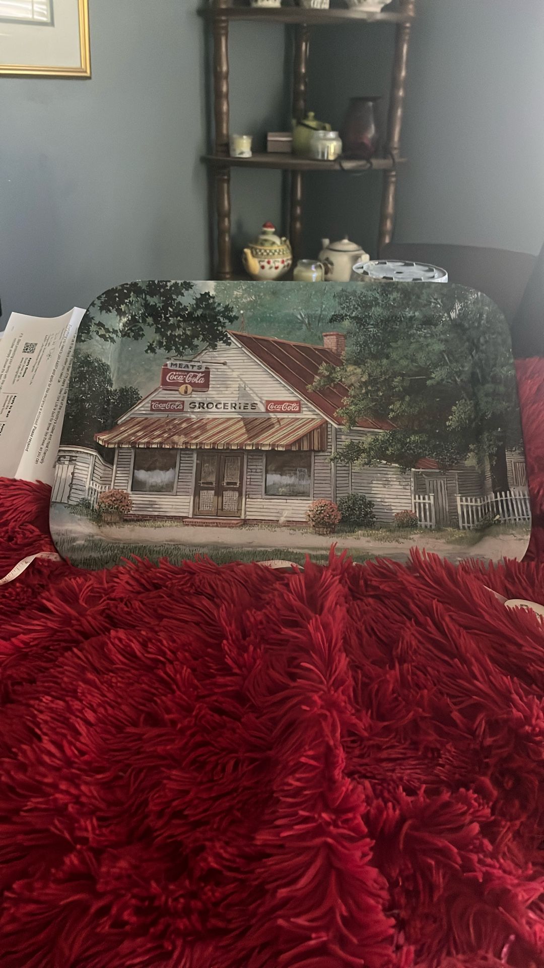 2001 Jim, Harrison, old country store, Coke tray