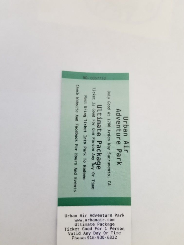 Urban Air Adventure Park Ultimate Package Ticket