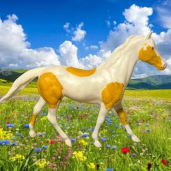 Vintage 1970s Breyer Paddock Pal DIY Custom Model Horse, Retired, 6.5”