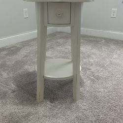 White Small Table
