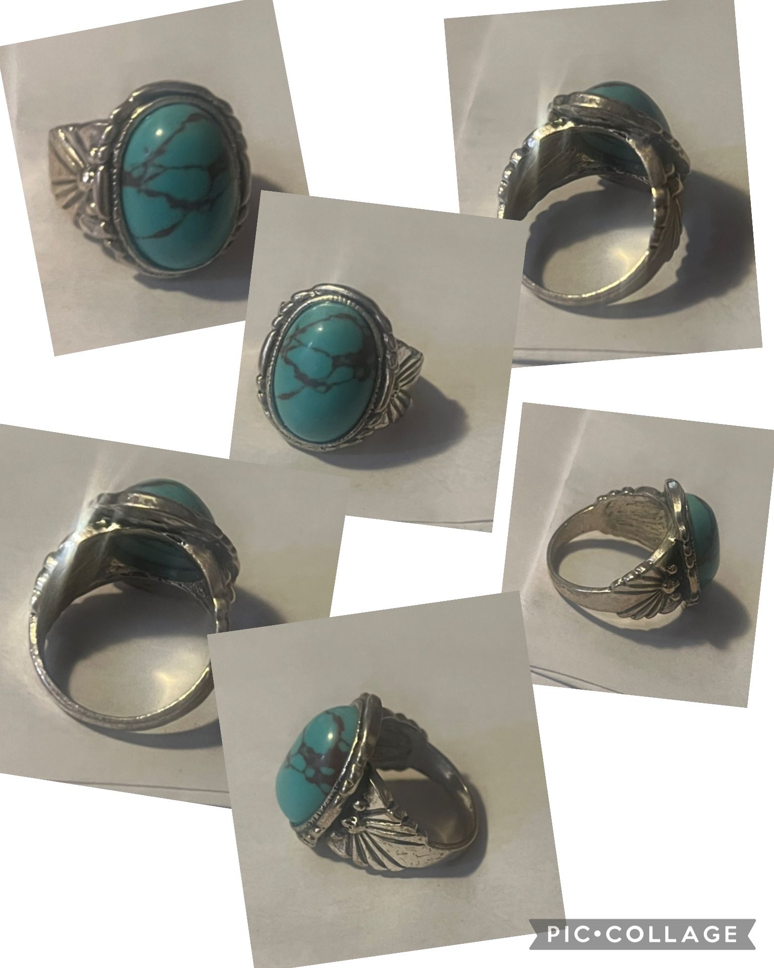 Vintage Faux Turquoise Ring