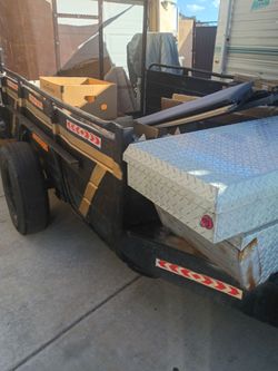 Heavy Duty Utility Dump Trailer