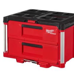 PACKOUT 22 in. 2-Drawer Tool Box with Metal Reinforced Corners 