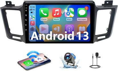 10" Android 13 Car Stereo for Toyota RAV4 2013-2018 Wireless CarPlay