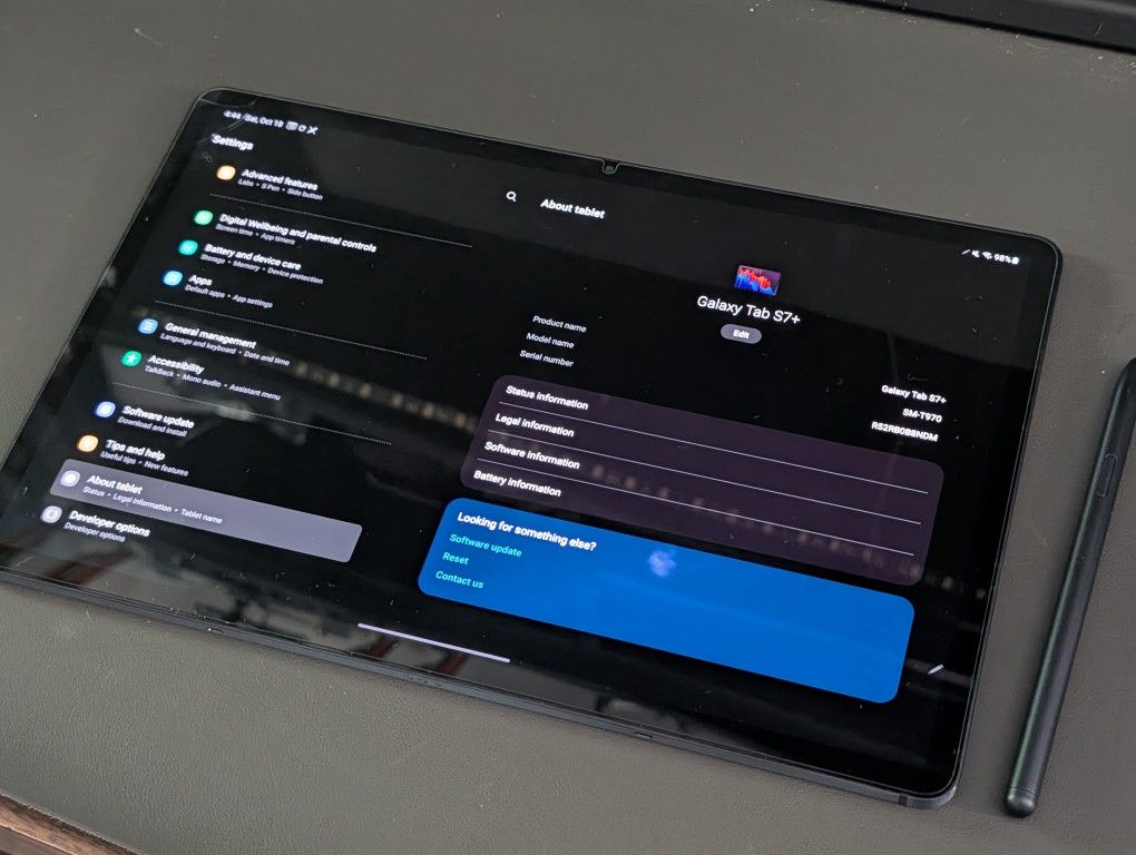 Samsung Galaxy Tab S7+ 128GB with Keyboard and Xtra Case
