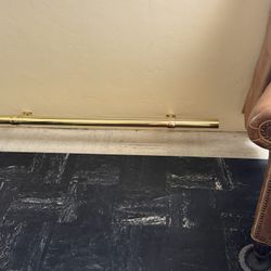 All Brass Bar Foot Rest