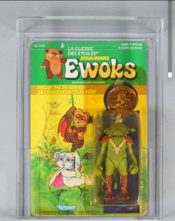 Star Wars Ewoks King Gorneesh Figure MOC AFA Graded 80 Kenner