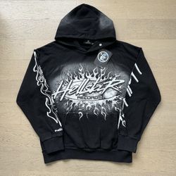 BLACK HELLSTAR HOODIE