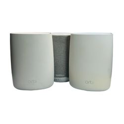 NETGEAR Orbi AC3000 Mesh WiFi System - Router + 2 Satellites (1 w/ Speaker)