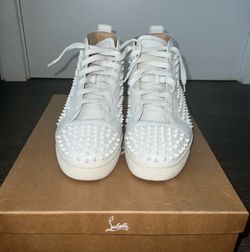 White high top red bottoms