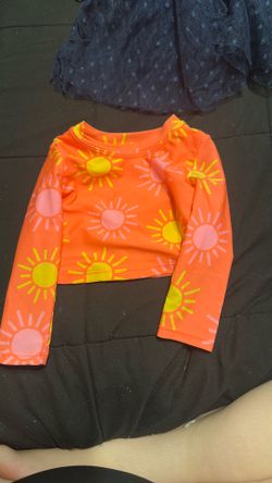 Long  Sleeve Swim Top