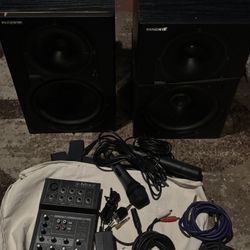 Mackie Mixer & Studio Monitor Speaker