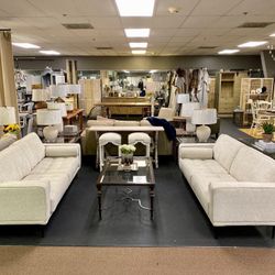 Caladeron Sandstone Living Room Set (SOFA and LOVESEAT