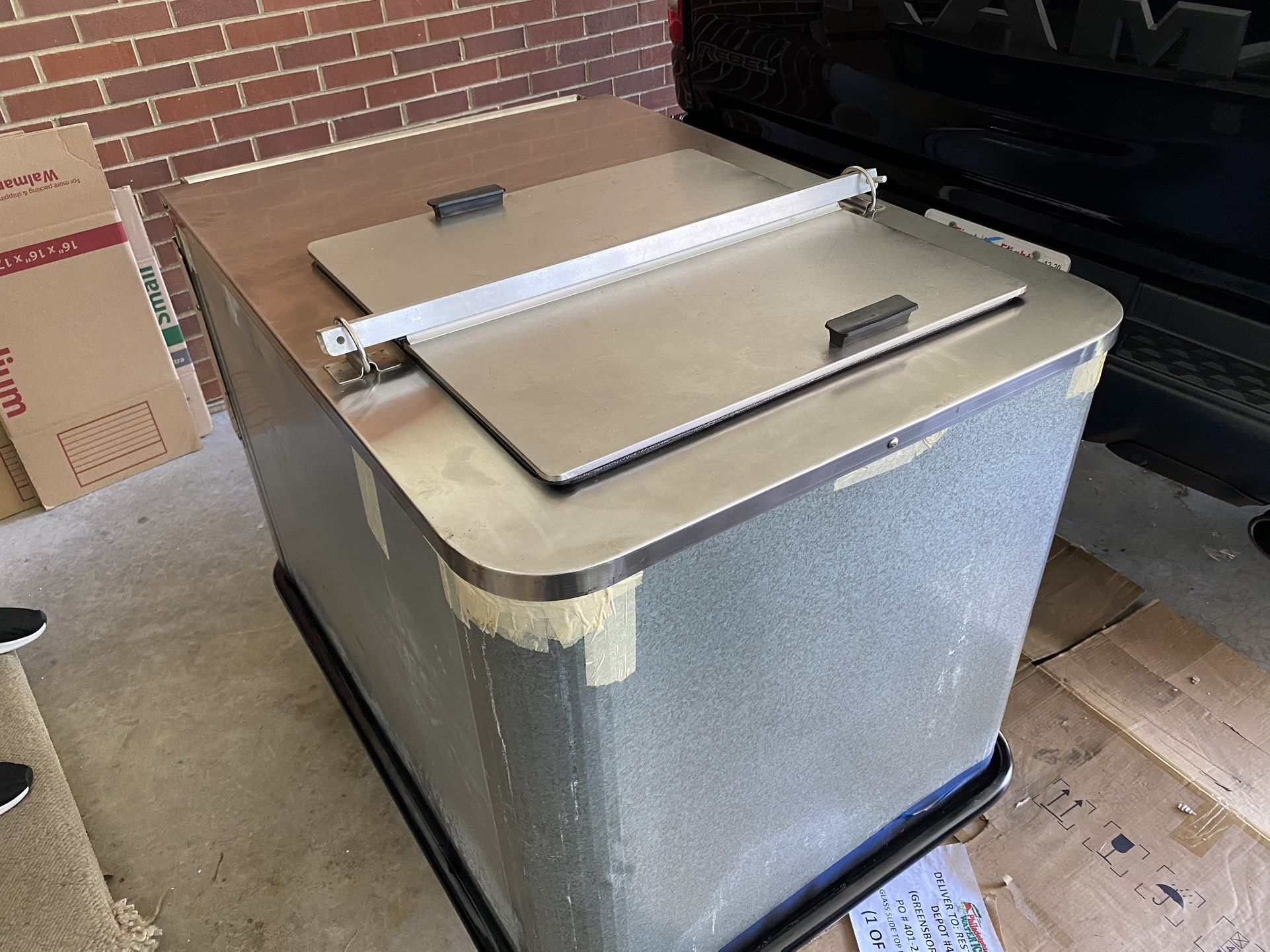 Nelson BDC8 (Cold Plated) Ice Cream Cart