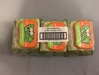6 Packages - Boogie Wipes - 180 wipes total