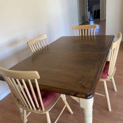 Dining Table + 4 Chairs