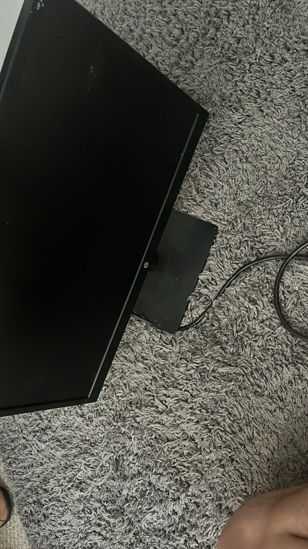 Hp Black Monitor Tv