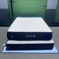 Queen Size Bed & Metal Frame. 