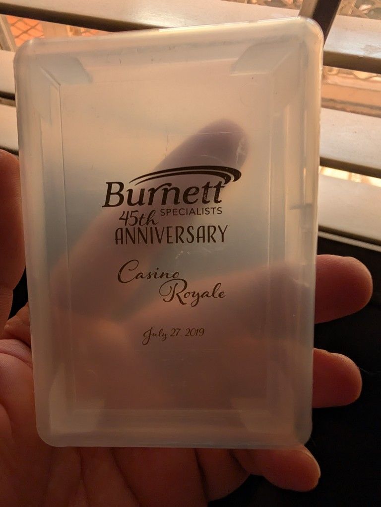 Burnett 45 Anniversary Casino Royale Poker Cards